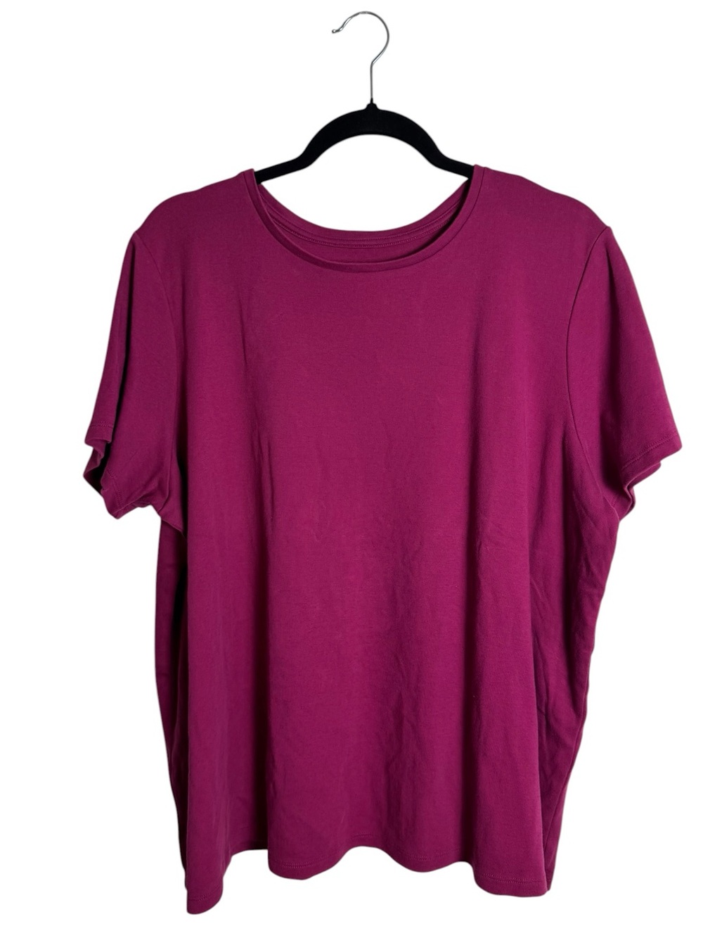 Eileen Fisher Berry Organic Cotton Crew Neck Boxy Tee 1X